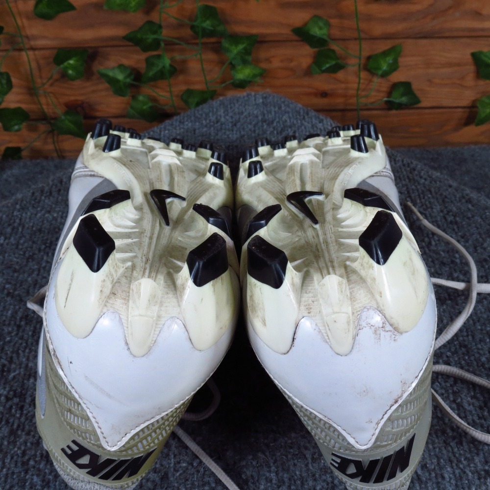 Nike Alpha Speed TD Men Football Cleat Size 12 Athletic White Silver Synthetic - Picture 5 of 6